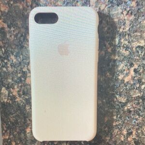 Apple Cream Silicone iPhone Case